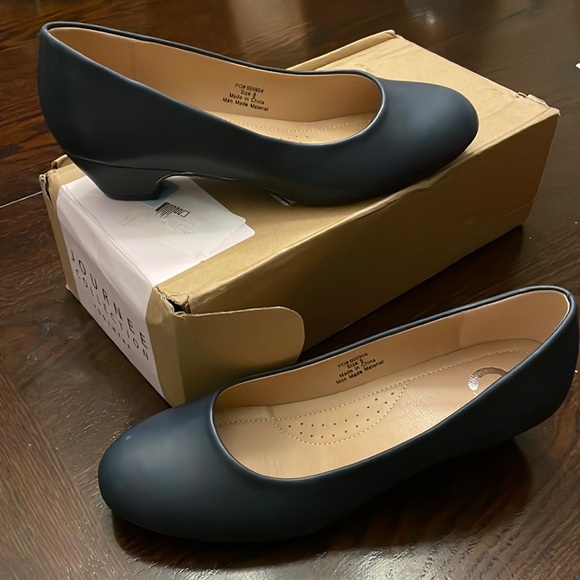 Journee Collection Shoes Journee Collection Womens Navy Shoes With